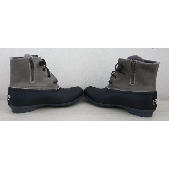 Sperry Top-Sider STS81732 Women's 7M Black/Gray Saltwater Core Duck Boots - Picture 9 of 12